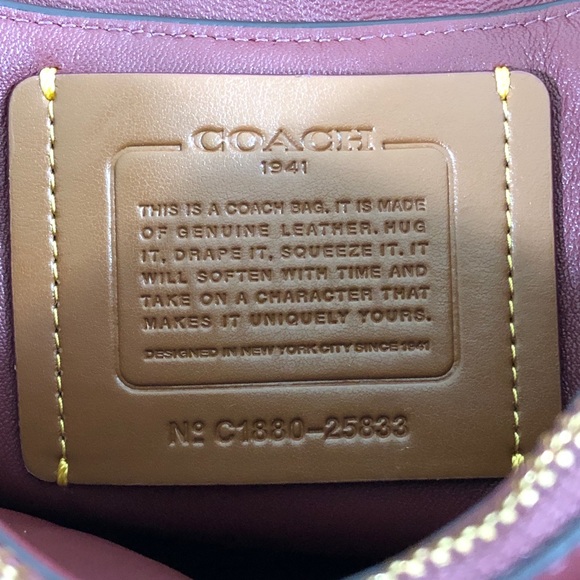 Coach 1941 Swagger Chain Suede Crossbody 25833 - Picture 4 of 8